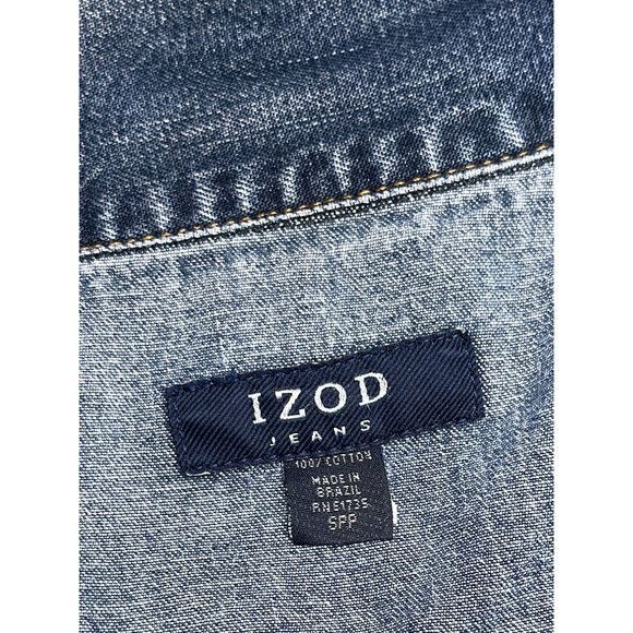 Women’s IZOD, Jean Jacket, SPP, Blue - Picture 12 of 15
